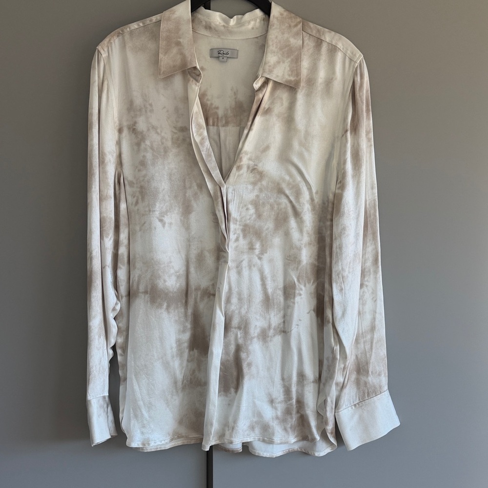 RailsTie-Dye Satin Blouse